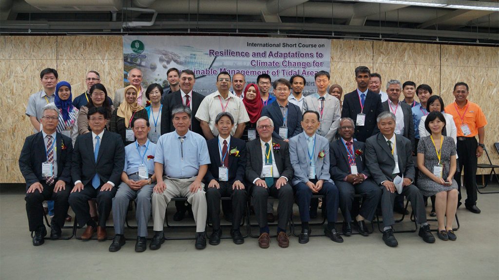 International Course on Resilience and Adaptations to Climate Change for Sustainable Management of Tidal Areas held at NCKU