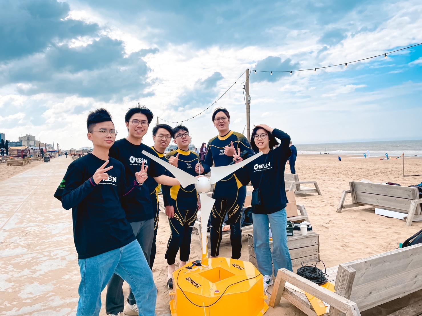 Flying over 10,000 km – NCKU Students Win Double International Recognition in North Sea Floating Wind Challenge.