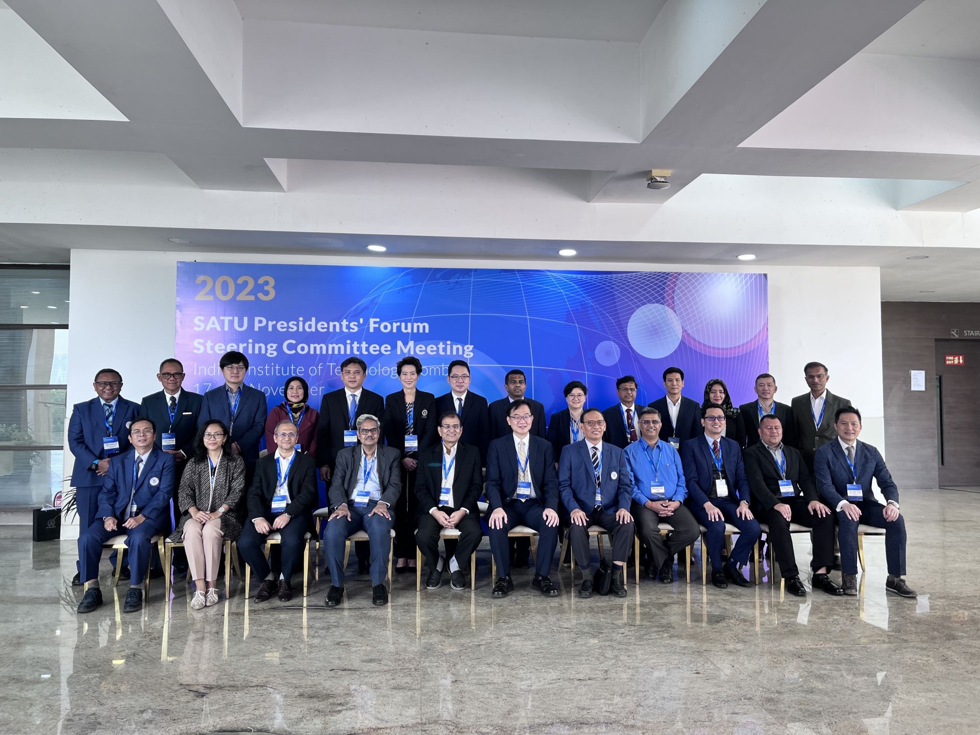 The 2023 SATU Presidents' Forum held its Steering Committee Meeting in India on November 17th to 18th
