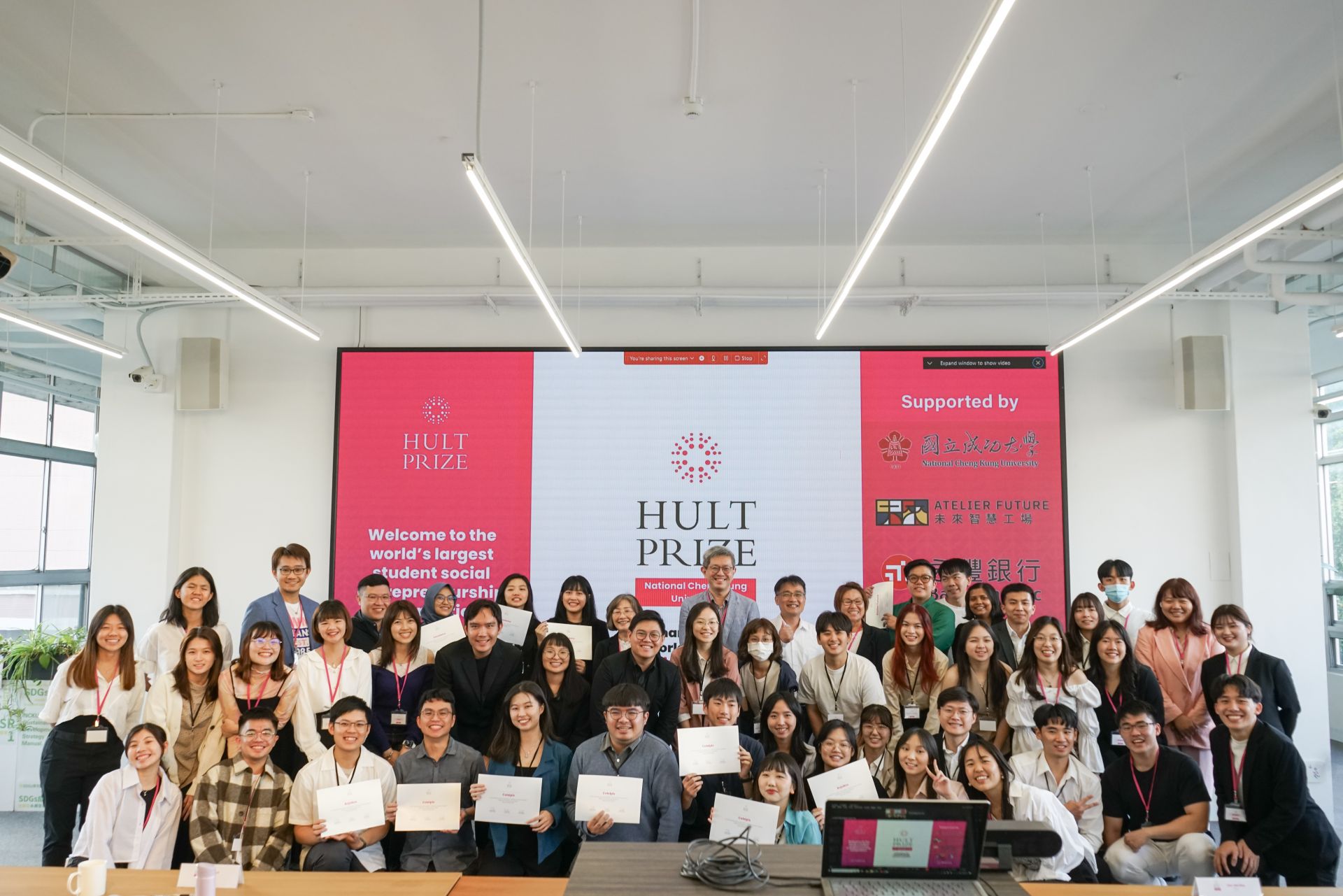 Focusing on Sustainable and Diverse Proposals, NCKU Holds Campus Finals for the Hult Prize.