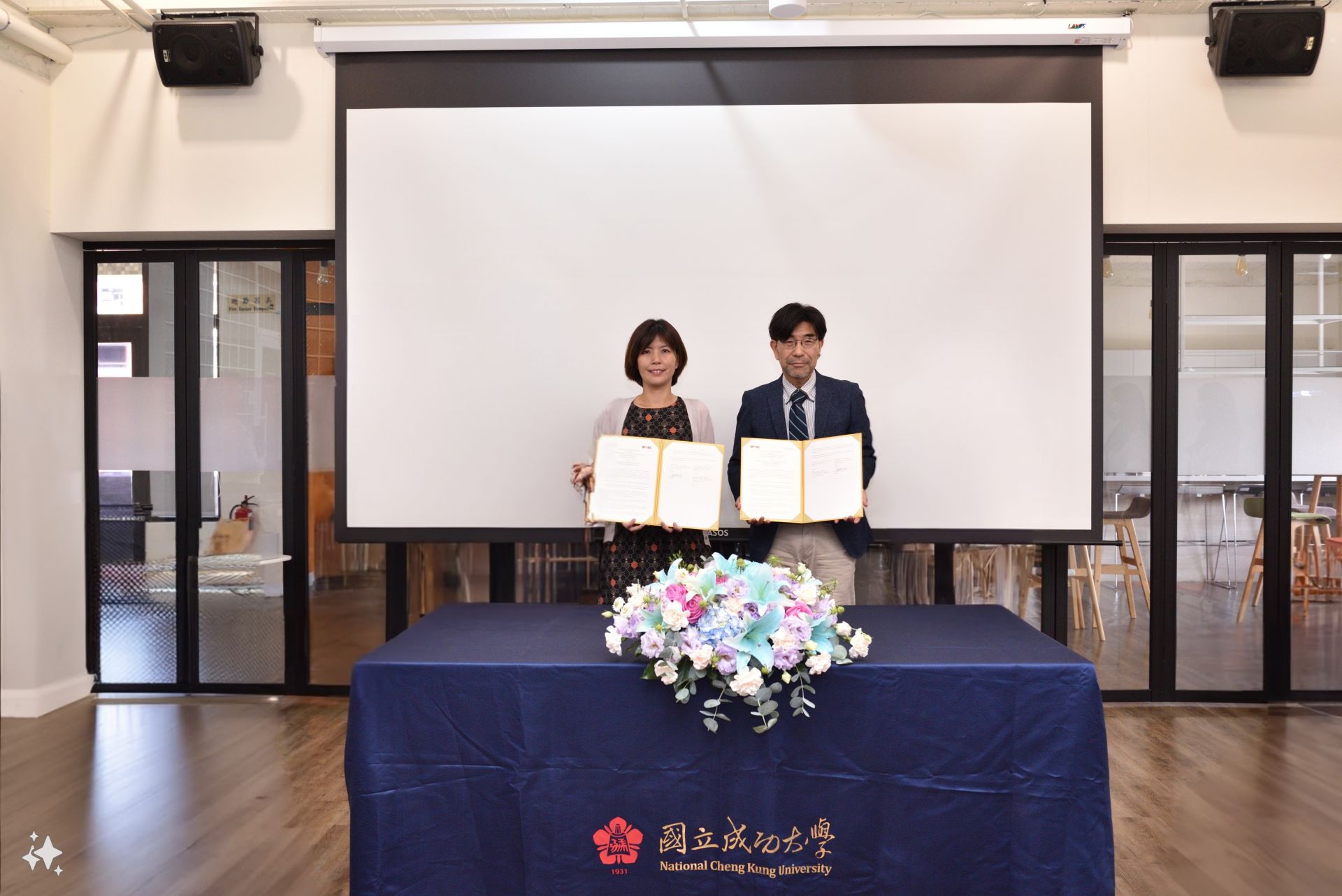 NCKU and Kumamoto University Sign MOU for Disaster Prevention Collaboration.