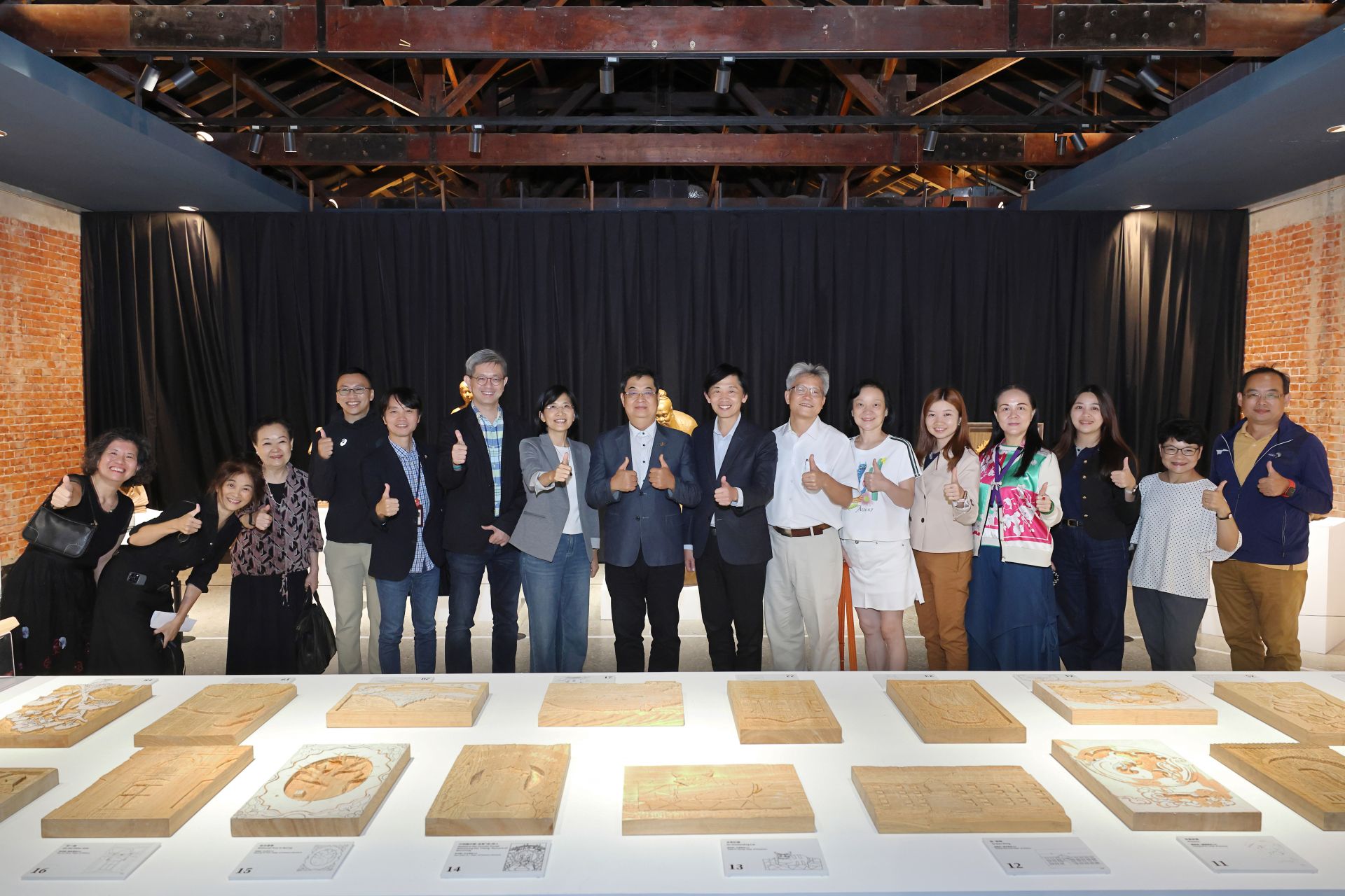 "Engraving Into the Wood: Human National Treasure Qi-Cun Chen x NCKU Students' Woodcarving Joint Exhibition"