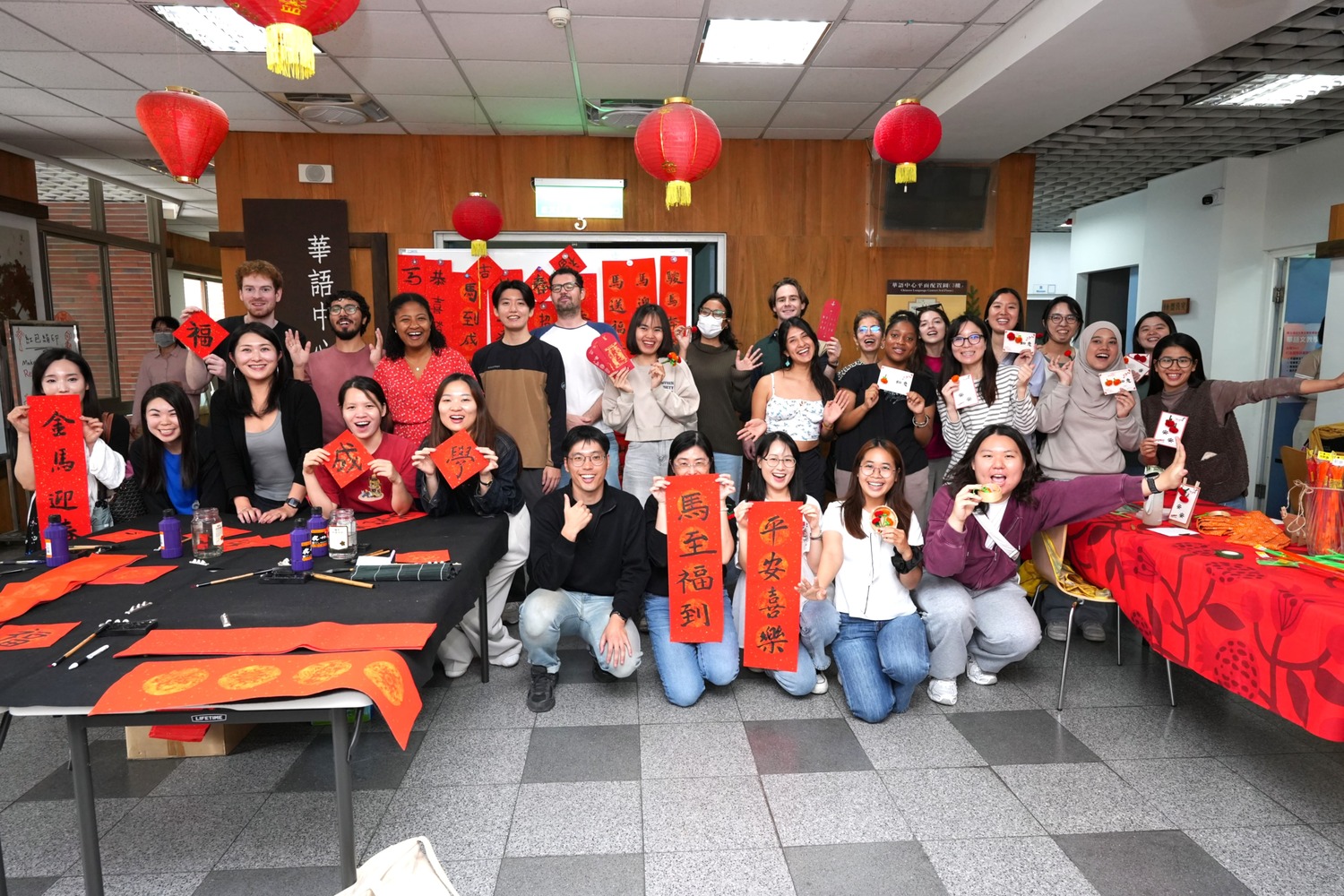 NCKU Chinese Language Center Hosts Lunar New Year Cultural Experience for International Students
